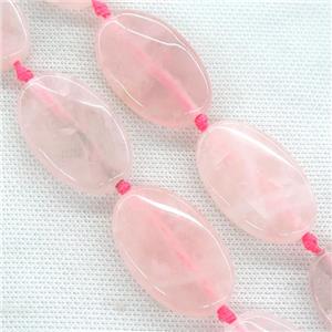 Rose Quartz oval Beads, approx 25x40mm
