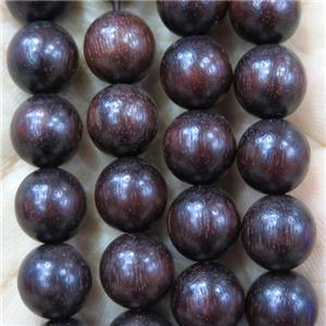 round Narra Wooden beads, approx 10mm dia