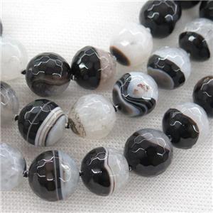faceted round Agate Druzy beads, approx 20mm dia