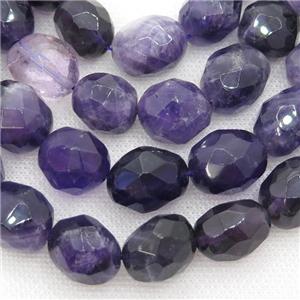 Amethyst Beads, faceted Irregular, approx 10-18mm