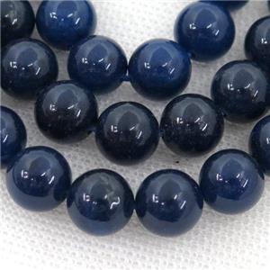 round blue Lapis Beads, approx 4mm dia