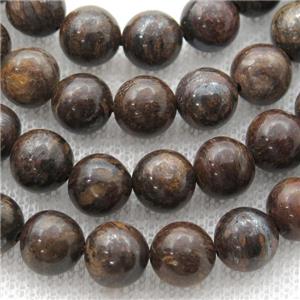 round Bronzite Beads, approx 6mm dia