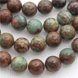South African Turquoise Beads, round, approx 4mm dia
