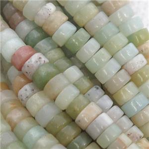 Amazonite heishi beads, approx 4mm