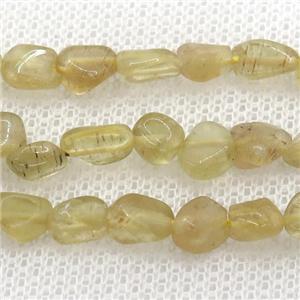 yellow Apatite beads chip, approx 5-8mm
