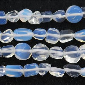 white Opalite beads chip, approx 5-8mm