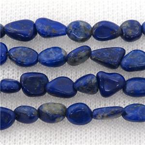 blue Lapis chip beads, approx 5-8mm