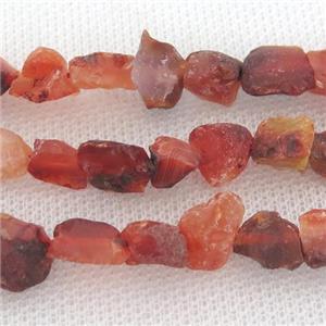 red Carnelian Agate beads chip, approx 6-12mm