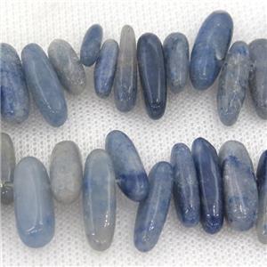 blue Aventurine beads chip, approx 6-22mm