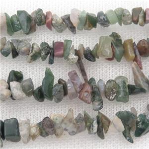 Indian Agate chip beads, approx 5-8mm
