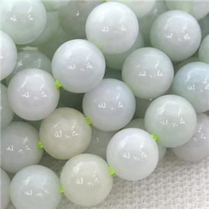 Chinese Nephrite Jade Beads Smooth Round, approx 8mm dia