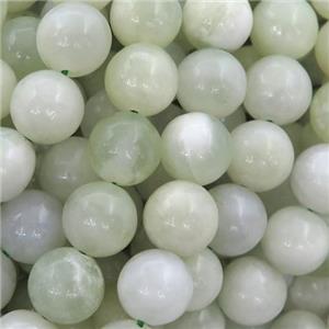 Burmese Chrysoprase Beads, round, approx 8mm dia