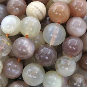 mix MoonStone Beads, round, approx 10mm dia
