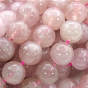 Madagascar Rose Quartz Beads, round, pink, approx 6mm dia