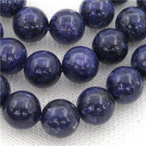 Charoite Beads, round, purple treated, approx 10mm dia