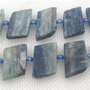 blue Kyanite Beads, rhombic, approx 12x18mm