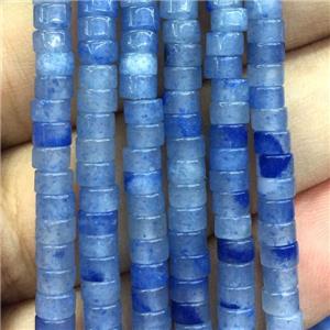 blue Aventurine heishi beads, approx 2x4mm