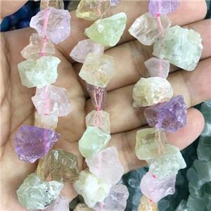 mixed Gemstone nugget chip beads, freeform, rough, approx 10-18mm