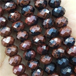 Autumn Jasper Beads Faceted Rondelle, approx 4x6mm
