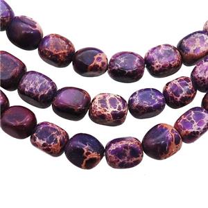 Purple Imperial Jasper Beads Freeform, approx 5-7mm