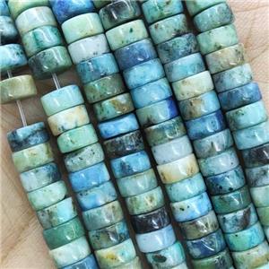 Chrysocolla Heishi Beads, approx 3x6mm