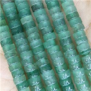 Green Aventurine Heishi Beads, approx 3x6mm
