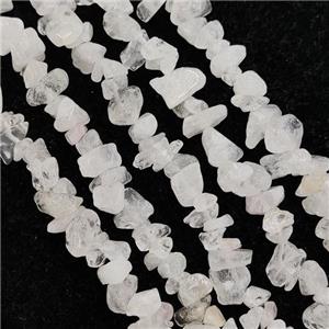 Clear Quartz Chip Beads Freeform, approx 5-10mm, 32inch length