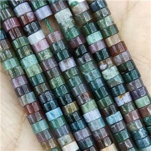 Indian Agate Heishi Beads, approx 4mm
