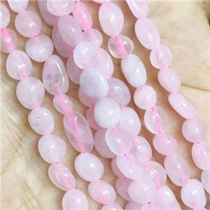 Pink Rose Quartz Beads Freeform, approx 6-10mm