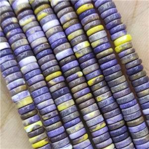 Rainforest Stone Heishi Beads Multicolor, approx 4mm