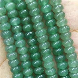 Green Aventurine Rondelle Beads, approx 5x8mm