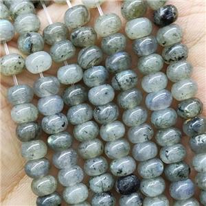 Labradorite Rondelle Beads, approx 5x8mm
