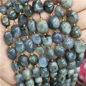 Labradorite Nugget Beads Freeform Polished, approx 10-15mm