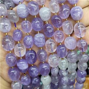 Lt.purple Amethyst Nugget Beads Freeform Polished, approx 10-15mm
