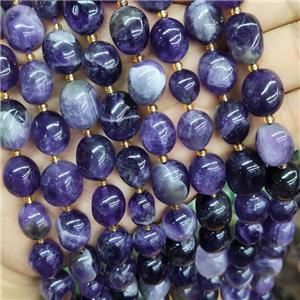 Purple Amethyst Nugget Beads Freeform Polished, approx 10-15mm