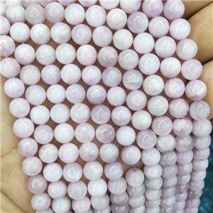 Natural Kunzite Beads Round Smooth, approx 8.5mm