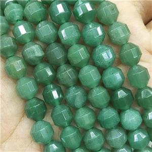 Green Aventurine Prism Beads, approx 10mm
