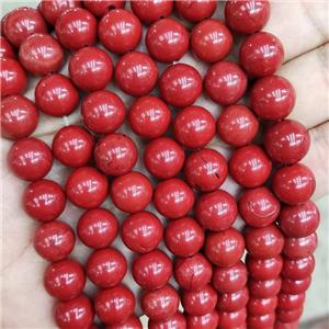 Natural Red Jasper Beads Smooth Round, approx 6mm dia