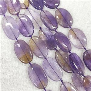 Natural Ametrine Oval Beads Purple, approx 20-35mm