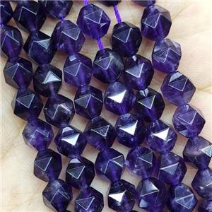 Dp.purple Amethyst Beads Round Cut, approx 7-8mm