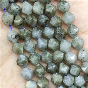 Labradorite Beads Cut Round, approx 7-8mm