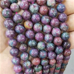 Natural Ruby Beads Smooth Round, approx 10mm dia