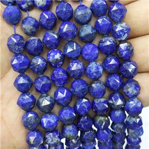 Natural Lapis Lazuli Beads Blue Cut Round Lazurite, approx 8mm