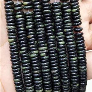 Kambaba Jasper Heishi Beads, approx 6mm