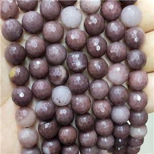 Purple Aventurine Beads Faceted Round, approx 10mm dia