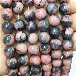 Peach Jade Beads Smooth Round Dye, approx 12mm dia