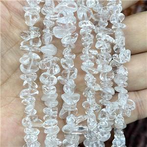 Clear Quartz Chips Beads Freeform, approx 5-8mm, 32inch length