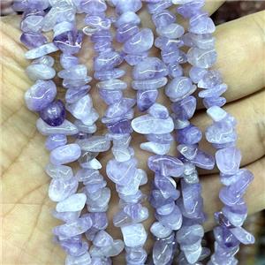 Natural Purple Chalcedony Chip Beads Freeform, approx 5-8mm, 32inch length