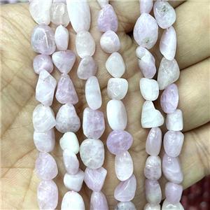 Natural Kunzite Chips Beads Lavender Freeform, approx 5-8mm