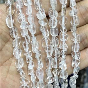 Natural Clear Quartz Chip Beads Freeform, approx 5-8mm